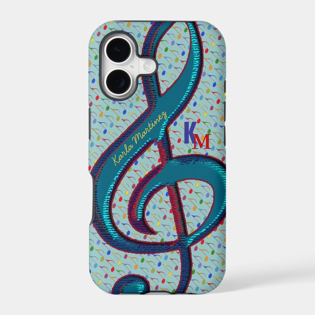 nom initiales clave note musicale (Verso)