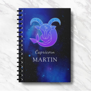Nom magique avec signe Zodiaque Capricorn Carnet