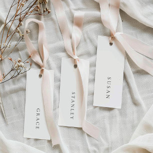 Nom minimaliste du Mariage Balise Placer les carte