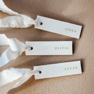 Nom minimaliste du Mariage Cartes de place