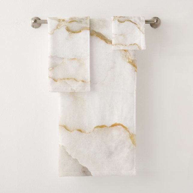 Nom moderne Gold Look Marble Motif (En situation)