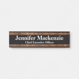 Nom moderne Plaque Grain de bois Panneau de porte