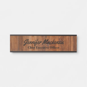 Nom moderne Plaque Grain de bois Panneau de porte