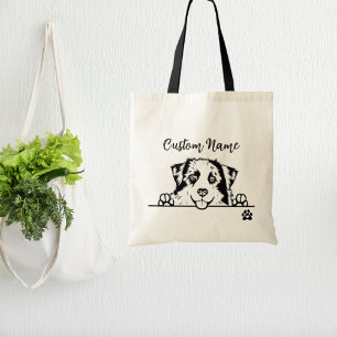 Nom modifiable Sac fourre-tout Aussie   chien aust