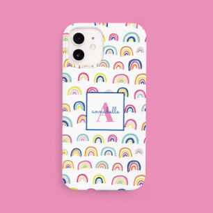 Nom Monogramme Boho Arc-en-ciel