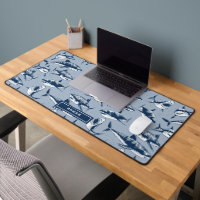 Nom Motif de requins effrayant | Bleu