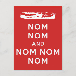 Nom Nom and Nom Nom Nom Postcard