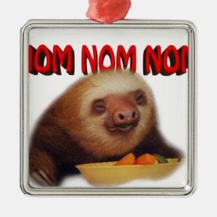 nom nom nom metal ornament