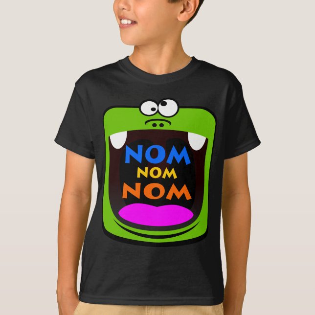 Nom nom nom! T-Shirt (Front)