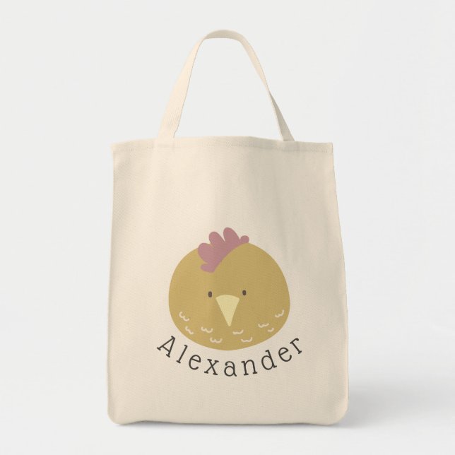 Nom personnalisable Cute Chick Sac fourre-tout (Devant)