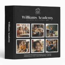 Nom personnalisé 6 Photo Classeur de l'école d'acc