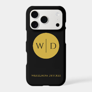 Nom personnalisé avec monogramme