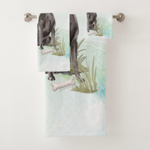 Nom personnalisé Black Lab Pet Dog