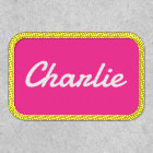 Nom personnalisé blanc rose chaud ou toute autre c
