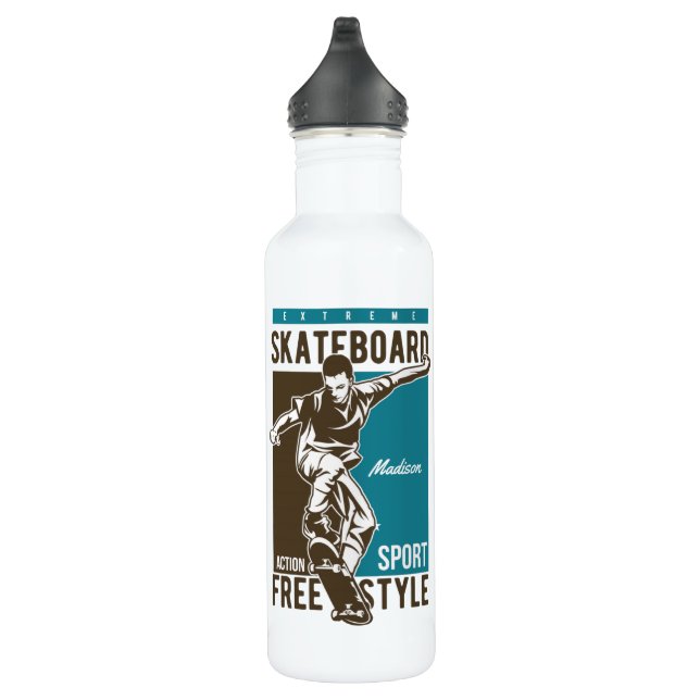 Nom personnalisé Bouteille d'eau de ski (Droite)