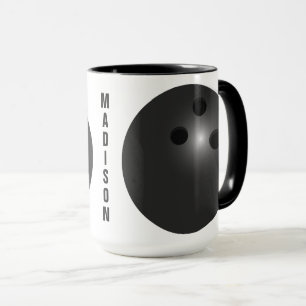 Nom personnalisé Bowling Ball tasses