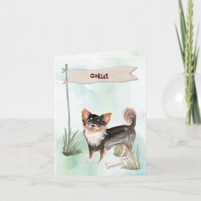 Nom personnalisé Chocolat Lab Animal de compagnie  (Devant)