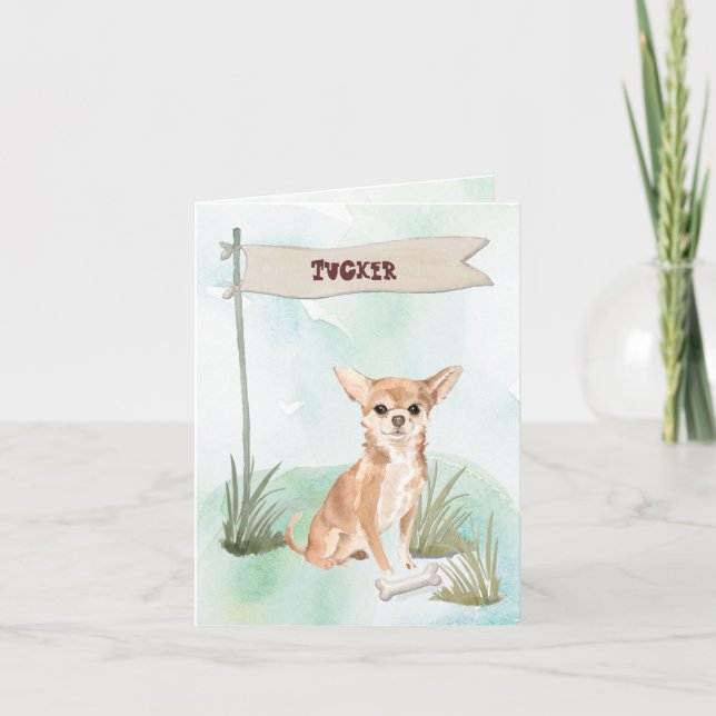 Nom personnalisé Chocolat Lab Animal de compagnie  (Devant)