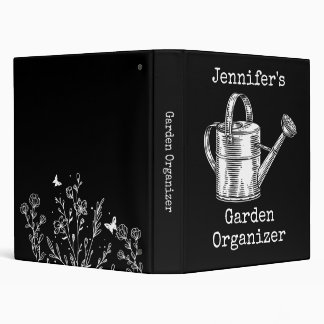 Nom personnalisé Classeur d'organisation du jardin