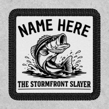 Nom personnalisé Classique Pêche à la basse tempêt