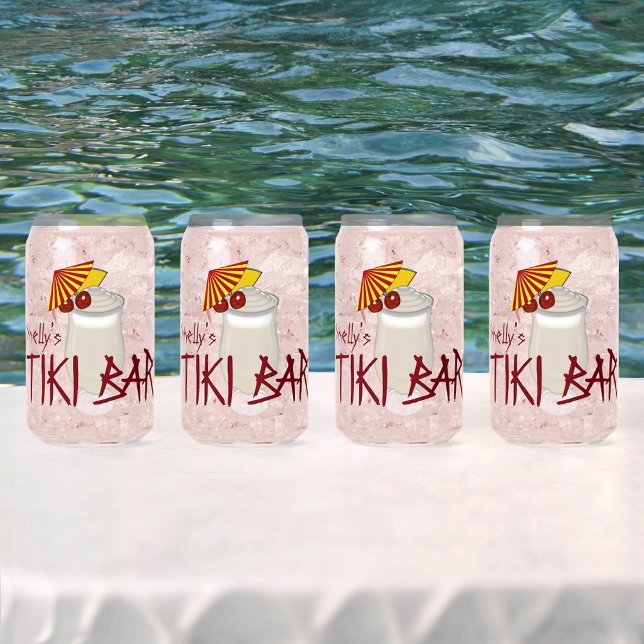 Nom personnalisé Congelé Boisson Tiki Bar (Créateur téléchargé)