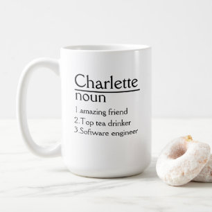 Nom personnalisé Définition Mug classique