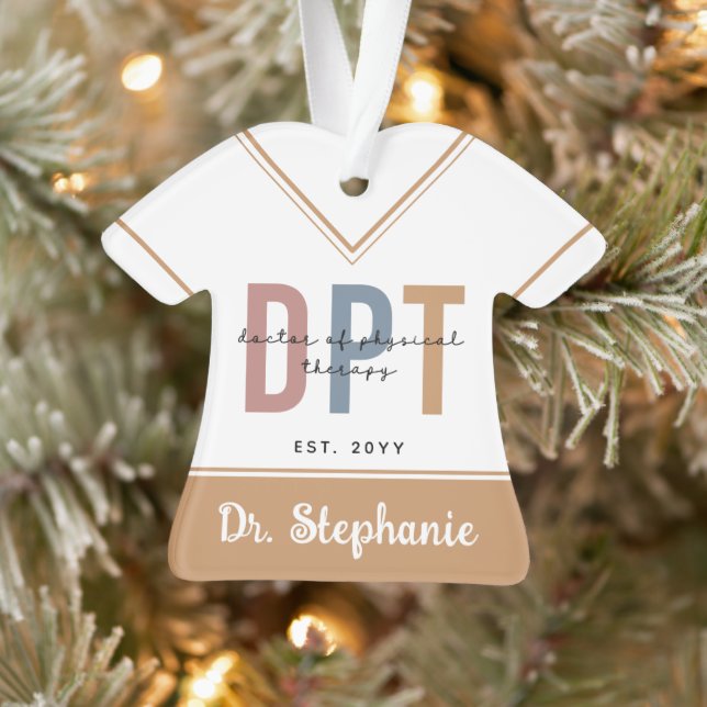 Nom personnalisé DPT Doctor of Physical Therapy (Arbre)