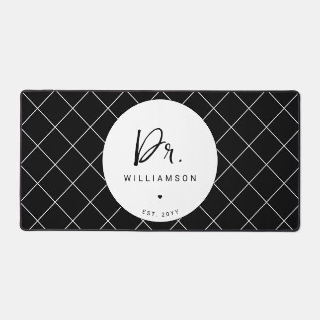 Nom personnalisé Dr Minimaliste Docteur Graduation (Recto)