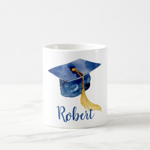 Nom personnalisé du diplôme Café Mug