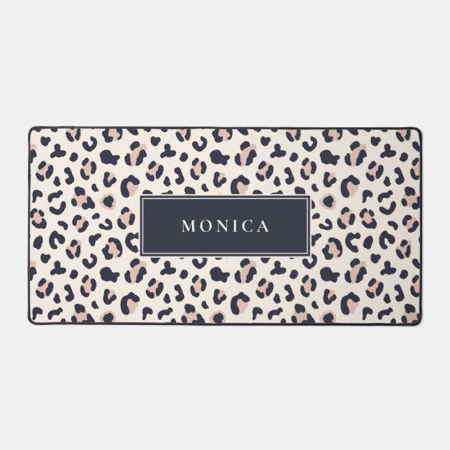 Nom personnalisé du motif Leopard rose (Recto)