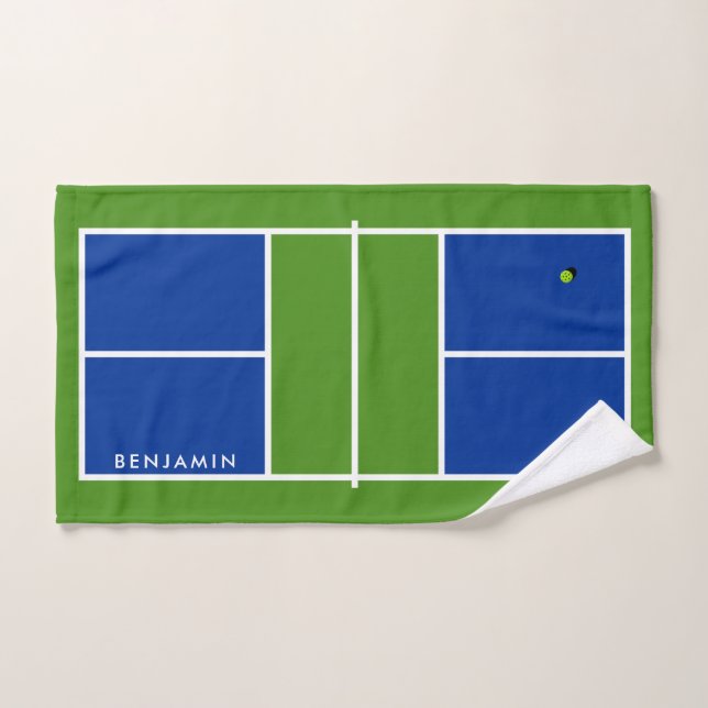 Nom personnalisé du terrain de basket-ball (Serviette à main)
