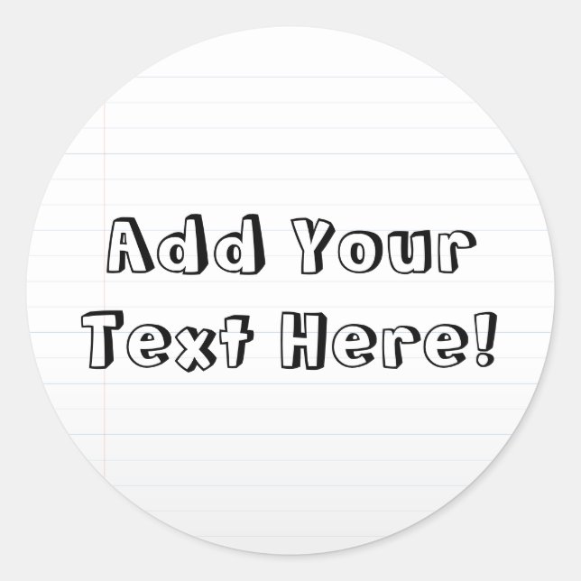 Nom personnalisé Enfants Étiquette de l'école (Devant)