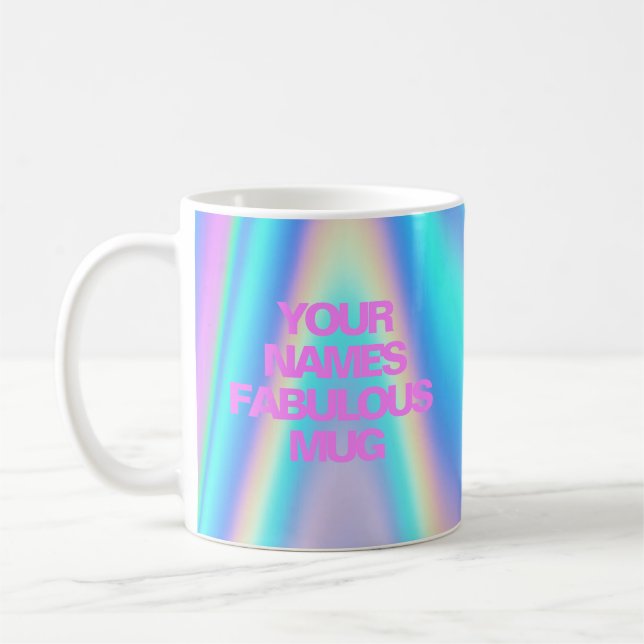 Nom personnalisé Fabolous Mug (Gauche)