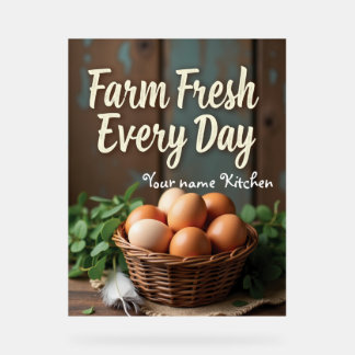 Nom personnalisé Farmhouse Cuisine Décor