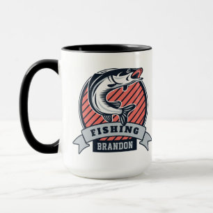 Nom personnalisé Fisher mugs
