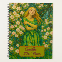 Nom personnalisé Floral Planner