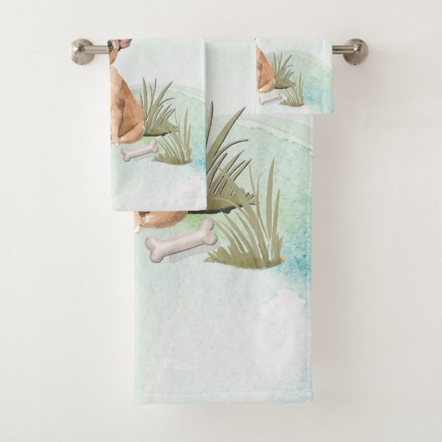 Nom personnalisé French Bulldog Pet Chien (En situation)