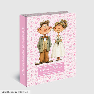 Nom personnalisé Funny Mariage Album Classeur Quir