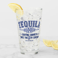 Nom personnalisé Funny TEQUILA Verre