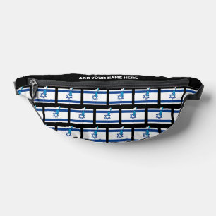 Nom Personnalisé ISRAELI DRAPEAU ISRAÉLIEN Fanny P