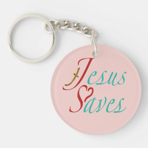 Nom personnalisé Jésus Sauve Citation Chrétienne 