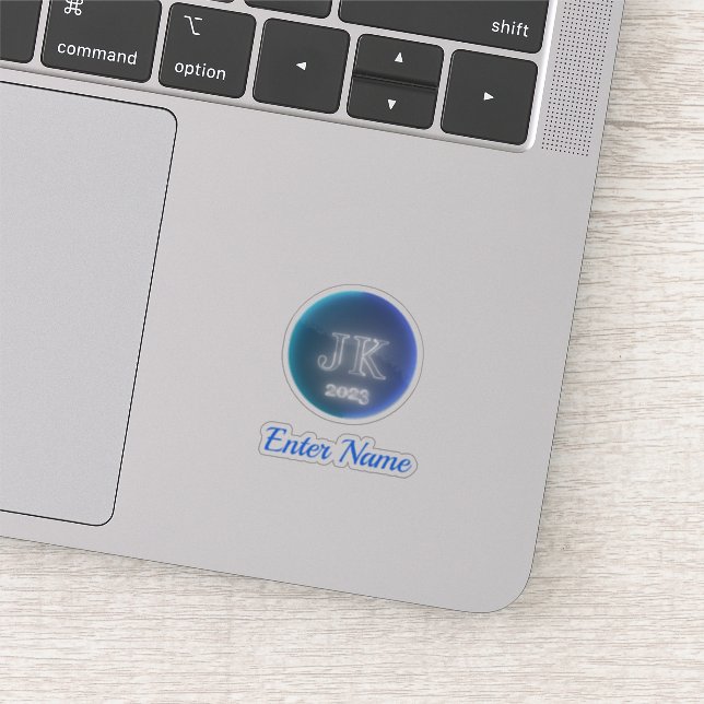 Nom personnalisé JK 2023 Logo Minuscule Stickers V (Détail)