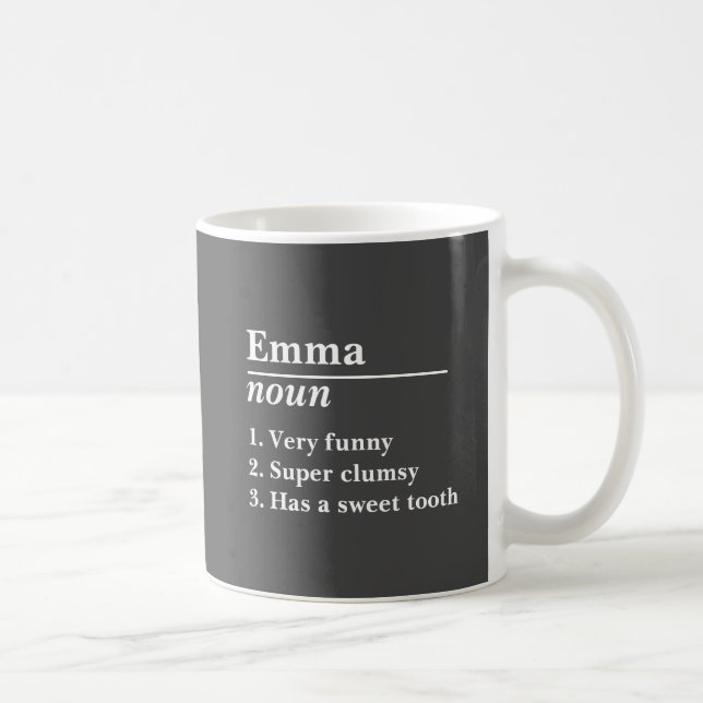 Nom personnalisé Jumbo Mug pour vacances (Droite)