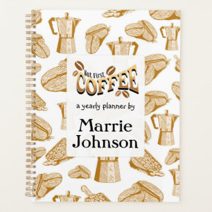 Nom personnalisé Louveur de café planificateur ann