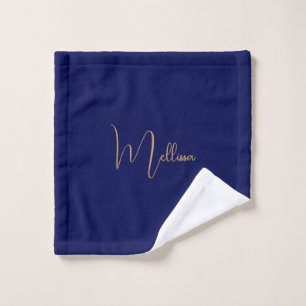 Nom personnalisé minimaliste bleu