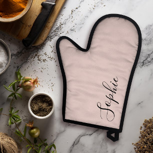 Nom personnalisé moderne Monogram Pastel Rose
