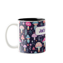 Nom personnalisé Mug cadeau de champignons