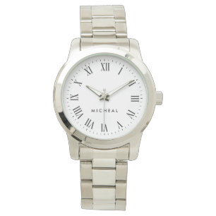 Nom personnalisé Numéros romains Montres