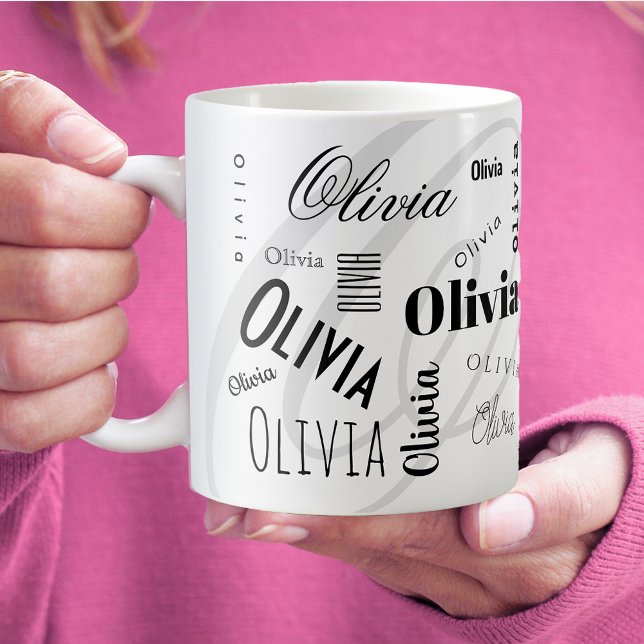 Nom personnalisé Olivia Mug (Créateur téléchargé)