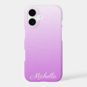 Nom personnalisé ombré violet lilas